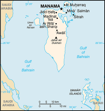 Map: BAHRAIN