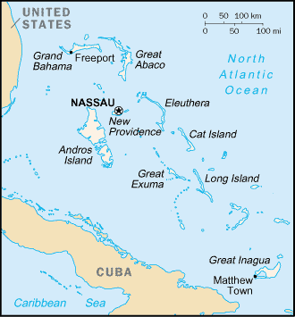 Map: BAHAMAS