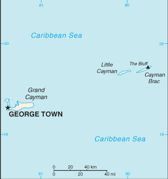 Map: CAYMAN ISLANDS
