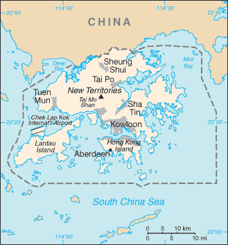 Map: HONG KONG
