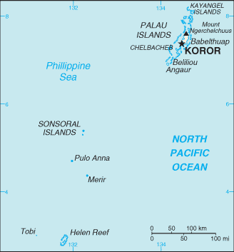 Map: PALAU