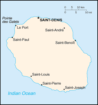 Map: REUNION
