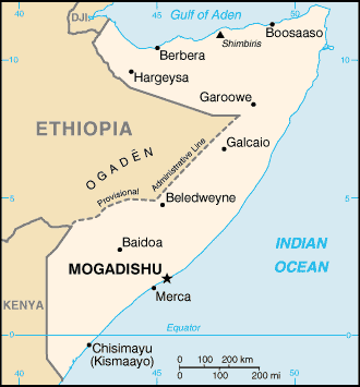 Map: SOMALIA