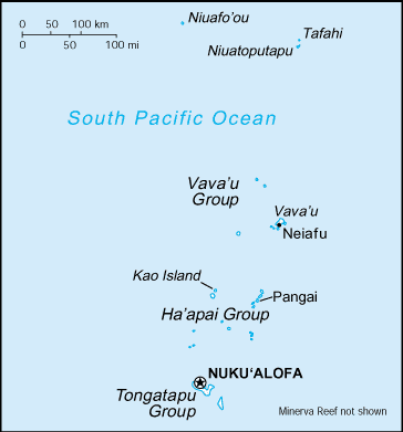 Map: TONGA
